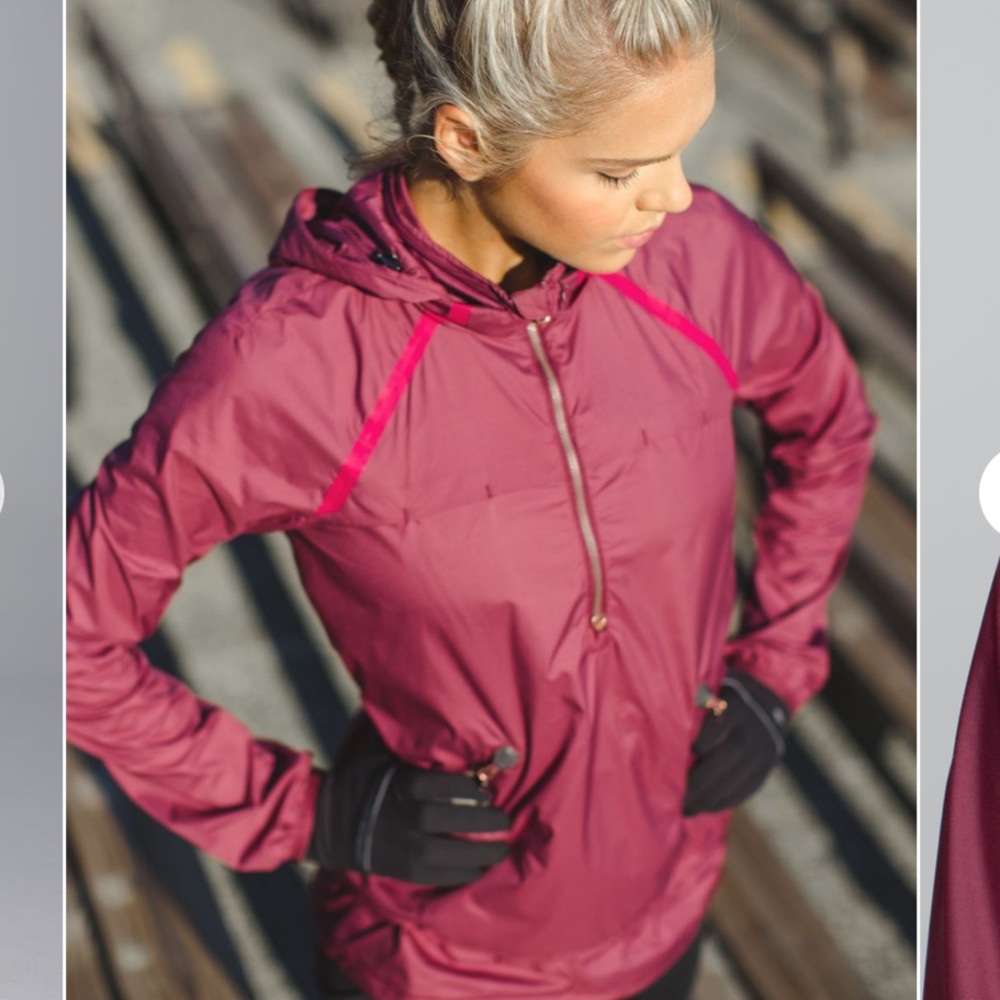 Lululemon Miss Misty Pullover in Rust Berry